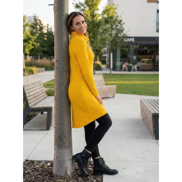  Rochie hanorac de dama KIXMI RIVA GALBEN 
