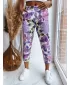 Pantalonii pentru doamne DSTREET FLOWER UY1470 VIOLET