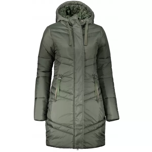  Palton de femei ALTISPORT JUCA LCTB215 VERDE 