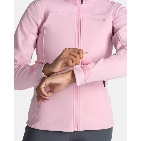  Jachetă softshell pentru femei KILPI RAVIA-W TL0109KI ROZ DESCHIS 