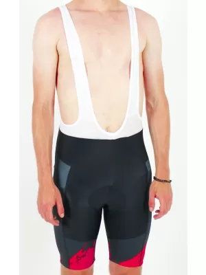 Pantaloni scurți premium pentru ciclism pentru bărbați ALTISPORT SWE/ALM01S13 ROȘU