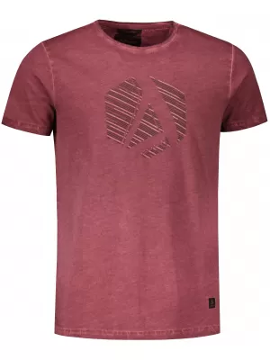 Tricou pentru bărbați ALTISPORT BARCLAY BURGUNDIA