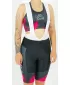 Pantaloni scurți premium pentru ciclism pentru femei ALTISPORT SWE/ALW01S14 ROȘU