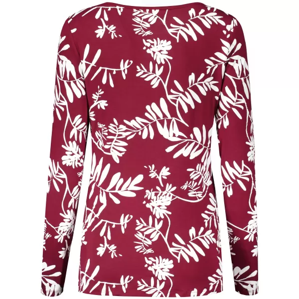  Tricou pentru femei KIXMI ROAN BURGUNDIA 