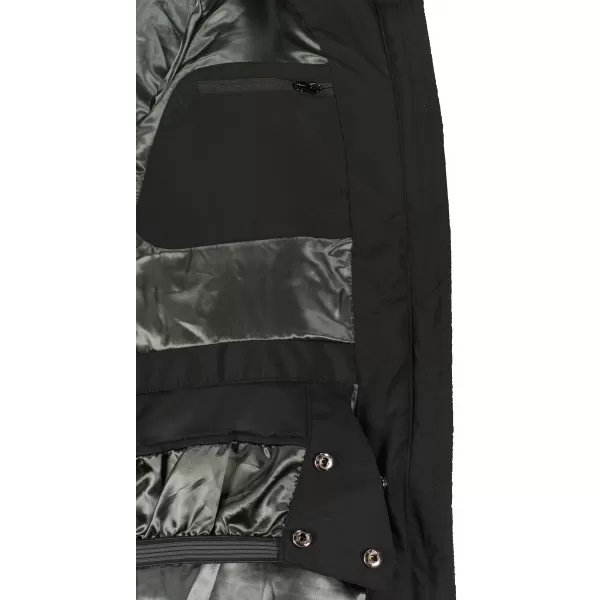  Geaca de iarna dama ALTISPORT BIANCA NEGRU 