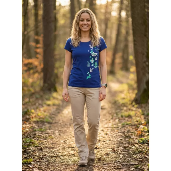  Tricou pentru femei ALTISPORT ALW175122 ALBASTRU REGAL 