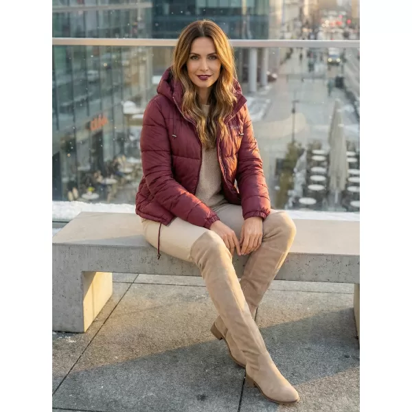  Geaca de dama KIXMI REINA BURGUNDIA 