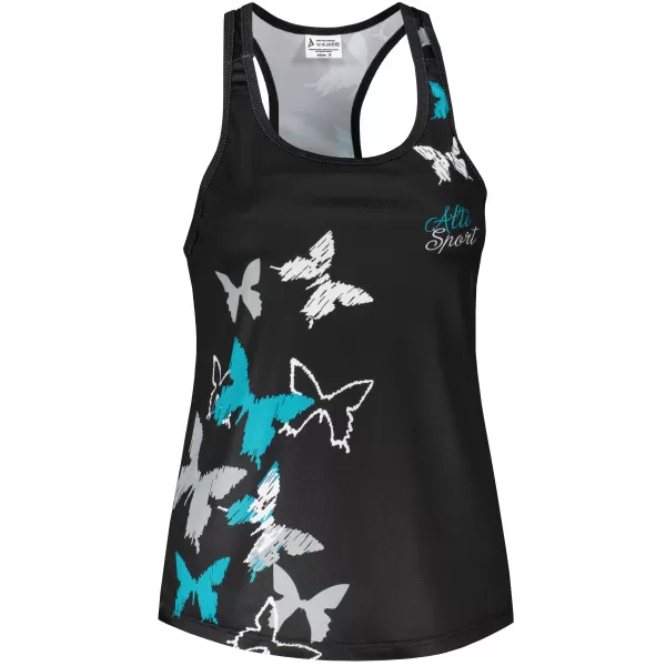  Maieu premium pentru femei ALTISPORT SWE/ALW05S15 NEGRU ȘI ALBASTRU 