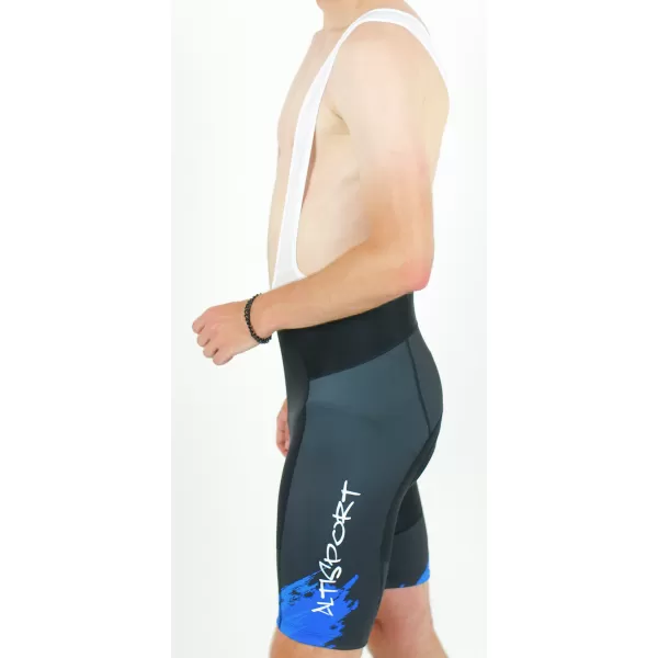  Pantaloni scurți premium pentru ciclism pentru bărbați ALTISPORT SWE/ALM01S13 ALBASTRU 