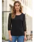 Tricou pentru femei KIXMI REBECA NEGRU