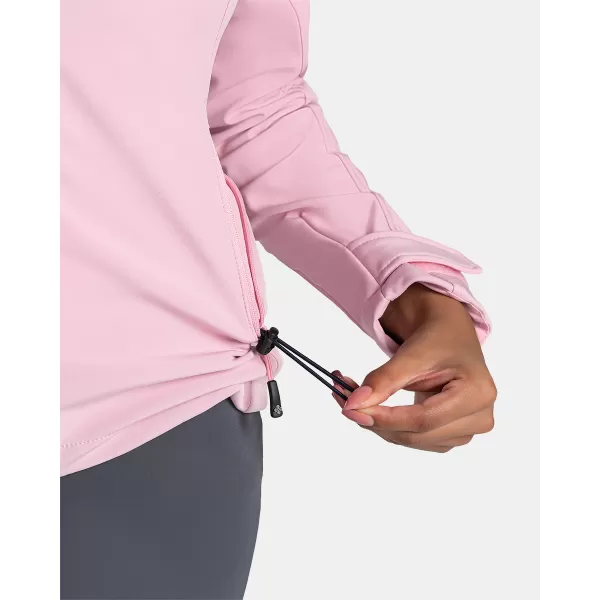  Jachetă softshell pentru femei KILPI RAVIA-W TL0109KI ROZ DESCHIS 