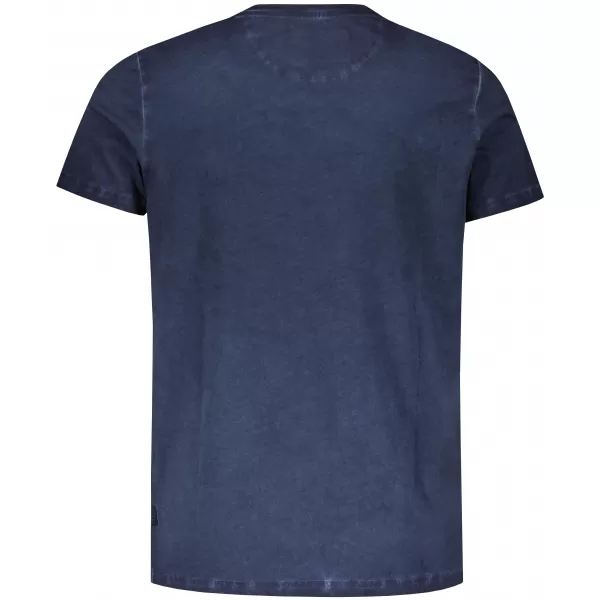  Tricou pentru bărbați KIXMI RICKY ALBASTRU INCHIS 