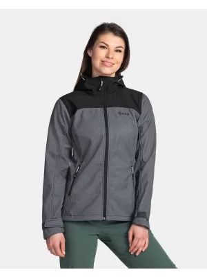 Jachetă softshell de damă KILPI RAVIA-W TL0109KI GRI ÎNCHIS