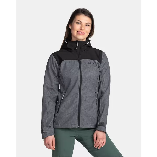  Jachetă softshell de damă KILPI RAVIA-W TL0109KI GRI ÎNCHIS 