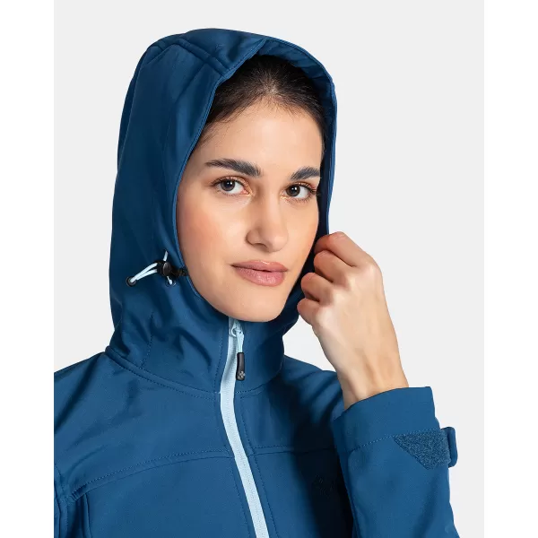  Jachetă softshell pentru femei KILPI RAVIA-W TL0109KI ALBASTRU ÎNCHIS 