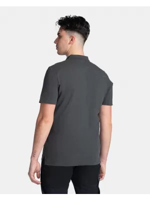 Tricou pentru bărbați cu guler KILPI VILAR-M TM0371KI NEGRU