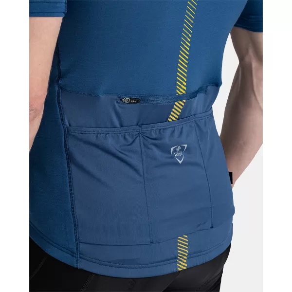  Tricou de ciclism pentru bărbați KILPI PETRANA-M TM0354KI ALBASTRU ÎNCHIS 
