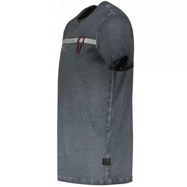  Tricou pentru bărbați KIXMI RICKY GRI INCHIS 