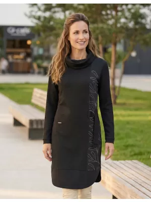 Rochie hanorac de dama KIXMI RENIE NEGRU