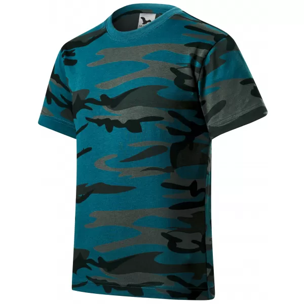  Tricou pentru copii MALFINI CAMOUFLAGE 149 CAMUFLAJ/BENZINĂ 
