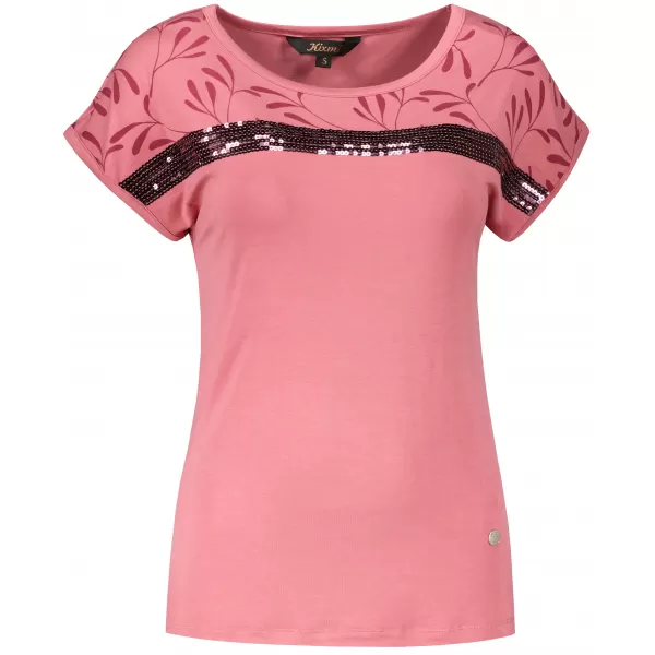  Tricou pentru femei KIXMI ROSELLA ROZ ÎNCHIS 