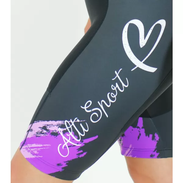  Pantaloni scurți premium pentru ciclism pentru femei ALTISPORT SWE/ALW01S14 VIOLET 