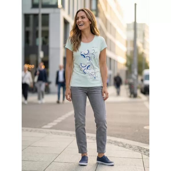  Tricou pentru femei ALTISPORT ALW179122 ALBASTRU ÎNGHEȚ 