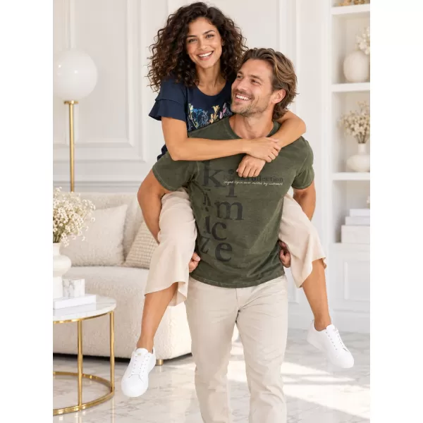  Tricou pentru femei KIXMI RIANNA ALBASTRU INCHIS 