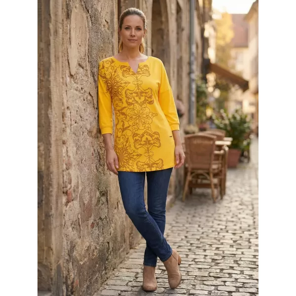  Tricou pentru femei ALTISPORT BLANCH GALBEN 