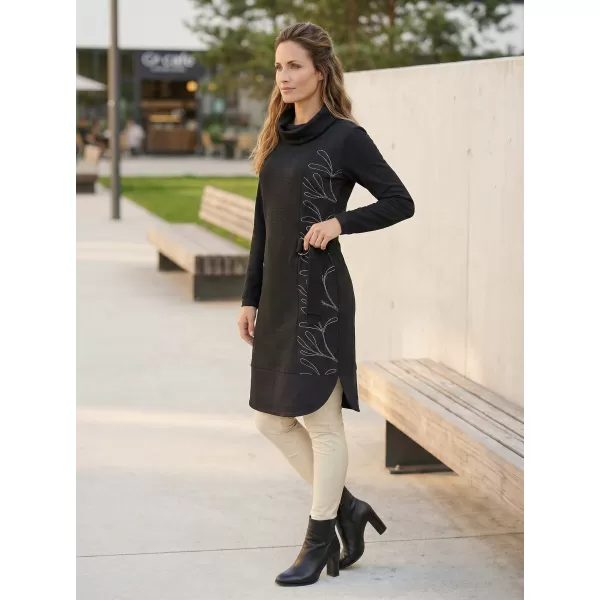  Rochie hanorac de dama KIXMI RENIE NEGRU 