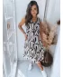 Rochie DSTREET BALI EY2300 ALB -BROWN