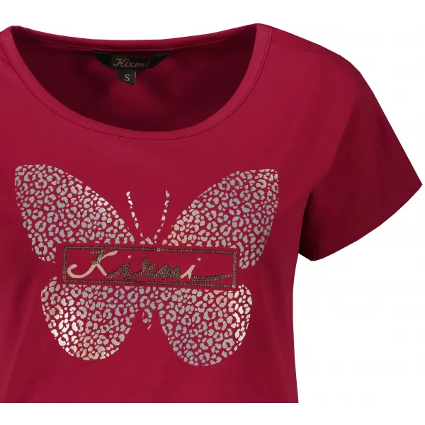  Tricou pentru femei KIXMI ROSIE BURGUNDIA 
