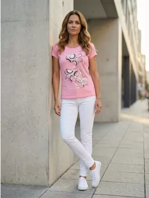 Tricou pentru femei ALTISPORT ALW179122 ROZ DESCHIS