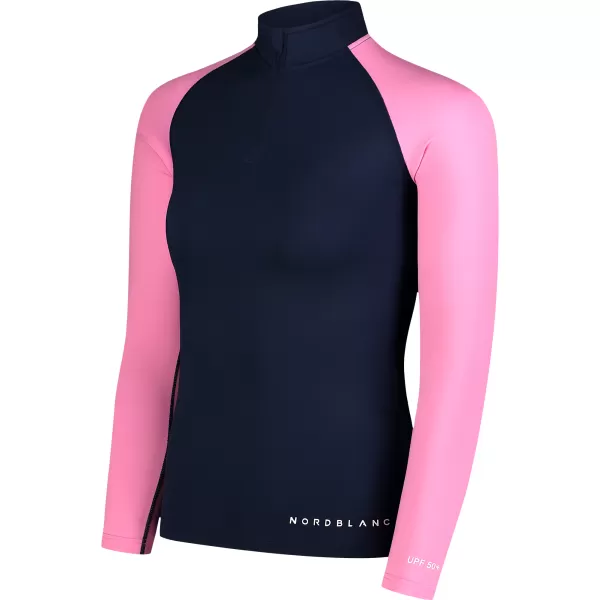  Tricou pentru femei NORDBLANC WATER NBSLF7865 ALBASTRU/ROZ 