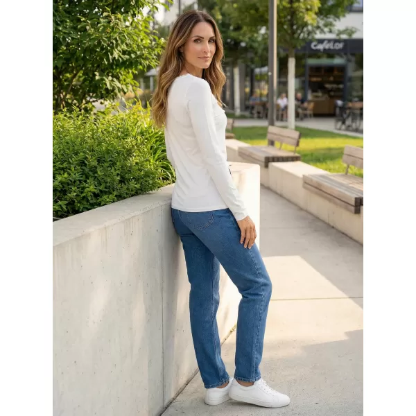  Tricou pentru femei KIXMI RACHEL ALB 