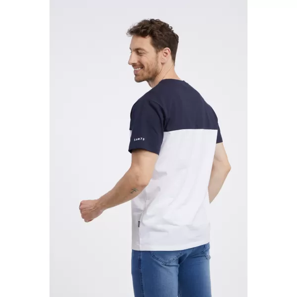  Tricou pentru bărbați SAM 73 SIRIUS MT 826 ALB 