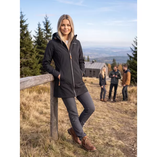  Palton softshell dama ALTISPORT MAGGA LCTB220 NEGRU 