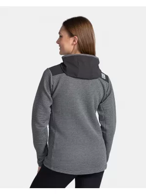 Hanorac de damă din fleece KILPI TANALI-W TL0202KI GRI ÎNCHIS