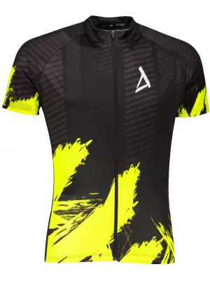 Tricou de ciclism premium pentru bărbați ALTISPORT SWE/ALM01S11 GALBEN NEON