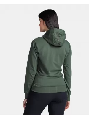 Hanorac de dama KILPI TARALI-W TL0212KI VERDE ÎNCHIS