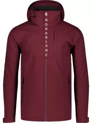 Jachetă pentru bărbați NORDBLANC COMPASS NBSJM7890 BURGUNDIA
