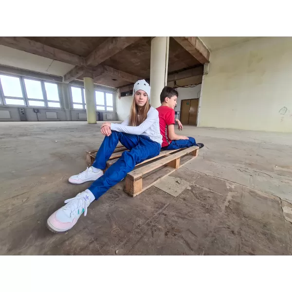  Pantaloni softshell pentru copii WAMU DŽÍNY BLUGI 