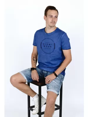 Tricou pentru bărbați KIXMI RAY ALBASTRU