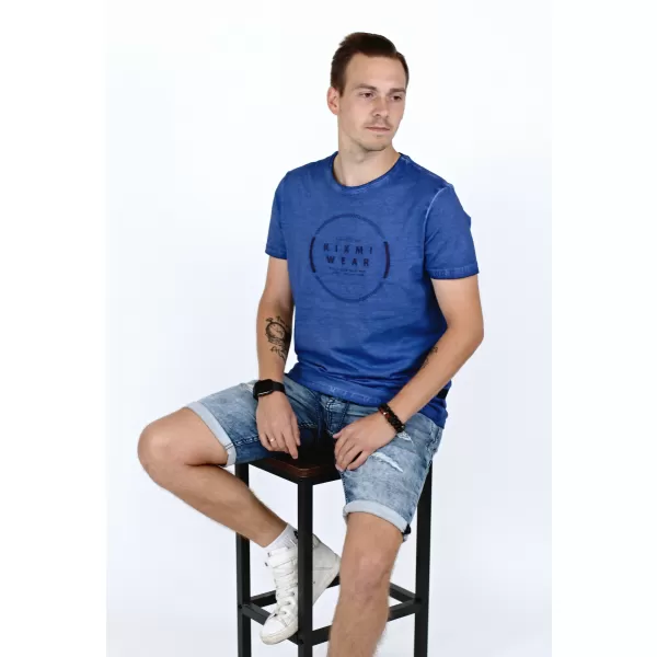  Tricou pentru bărbați KIXMI RAY ALBASTRU 
