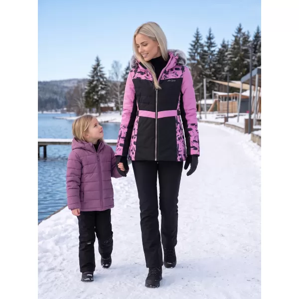  Geaca de iarna dama ALTISPORT BIANCA VIOLET 