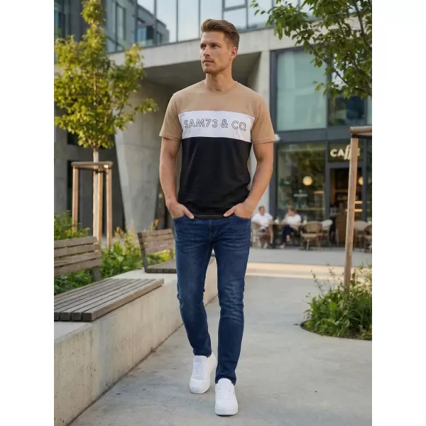  Tricou pentru bărbați SAM 73 SEAMUS MT 828 DE AUR 