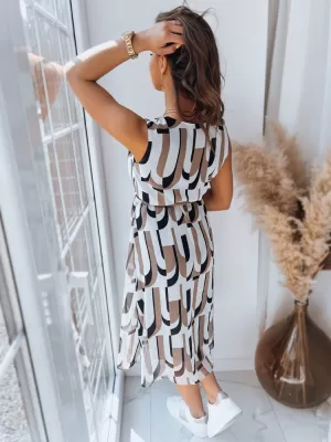 Rochie DSTREET BALI EY2300 ALB -BROWN