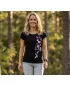 Tricou pentru femei ALTISPORT ALW175122 NEGRU ROZ