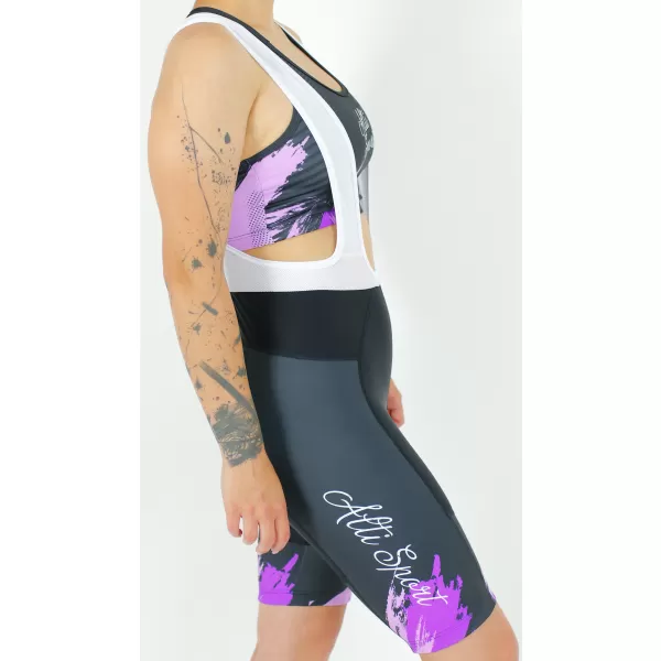  Pantaloni scurți premium pentru ciclism pentru femei ALTISPORT SWE/ALW01S14 VIOLET 