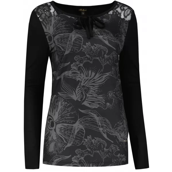  Tricou pentru femei ALTISPORT BELINDA NEGRU 